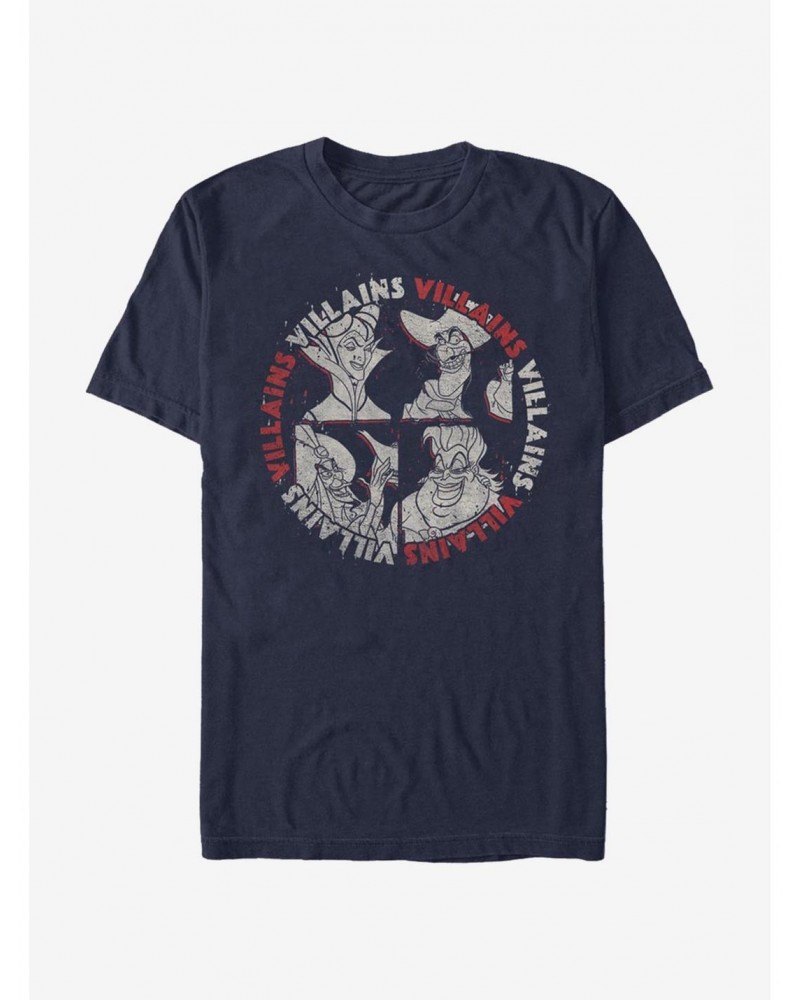 Disney Villains Villain Group T-Shirt $11.23 T-Shirts