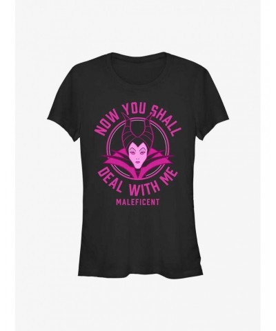 Disney Villains Deal With Maleficent Girls T-Shirt $11.21 T-Shirts