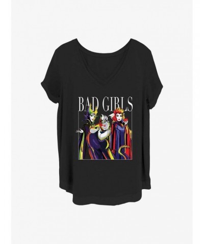 Disney Villains Bad Girls Pose Girls T-Shirt Plus Size $9.83 T-Shirts