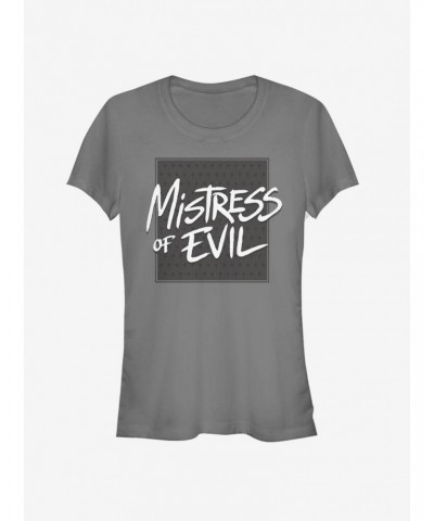 Disney Maleficent: Mistress Of Evil Bold Text Girls T-Shirt $8.22 T-Shirts