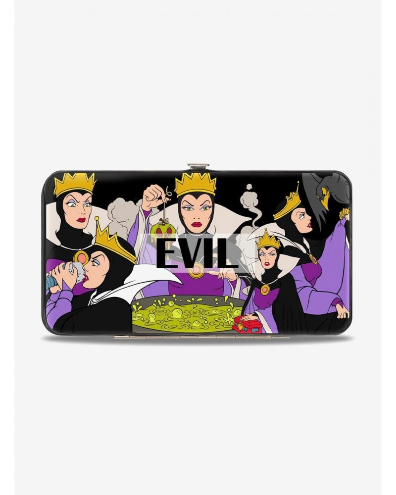 Disney Snow Whites Evil Queen Poses Collage Hinged Wallet $7.52 Wallets
