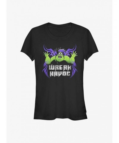 Disney The Little Mermaid Ursula Wreak Havoc Girls T-Shirt $10.46 T-Shirts