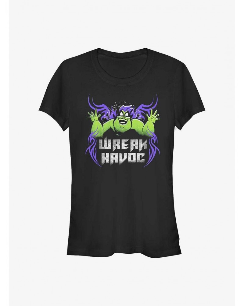 Disney The Little Mermaid Ursula Wreak Havoc Girls T-Shirt $10.46 T-Shirts
