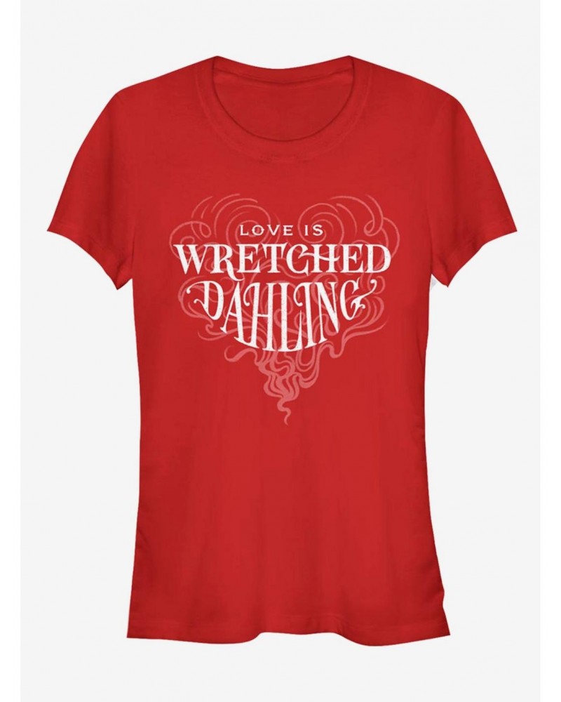 Disney Villains Cruella De Vil Love Is Wretched Dahling Girls T-Shirt $8.47 T-Shirts