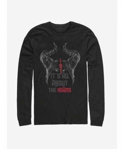Disney Maleficent: Mistress Of Evil It's All About The Horns Long-Sleeve T-Shirt $16.12 T-Shirts