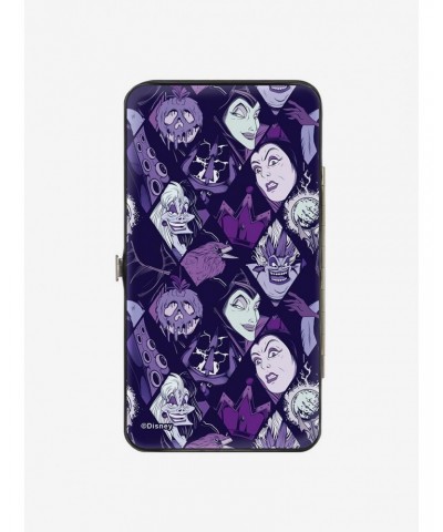 Disney Villain Expressions and Icon Hinged Wallet $9.77 Wallets