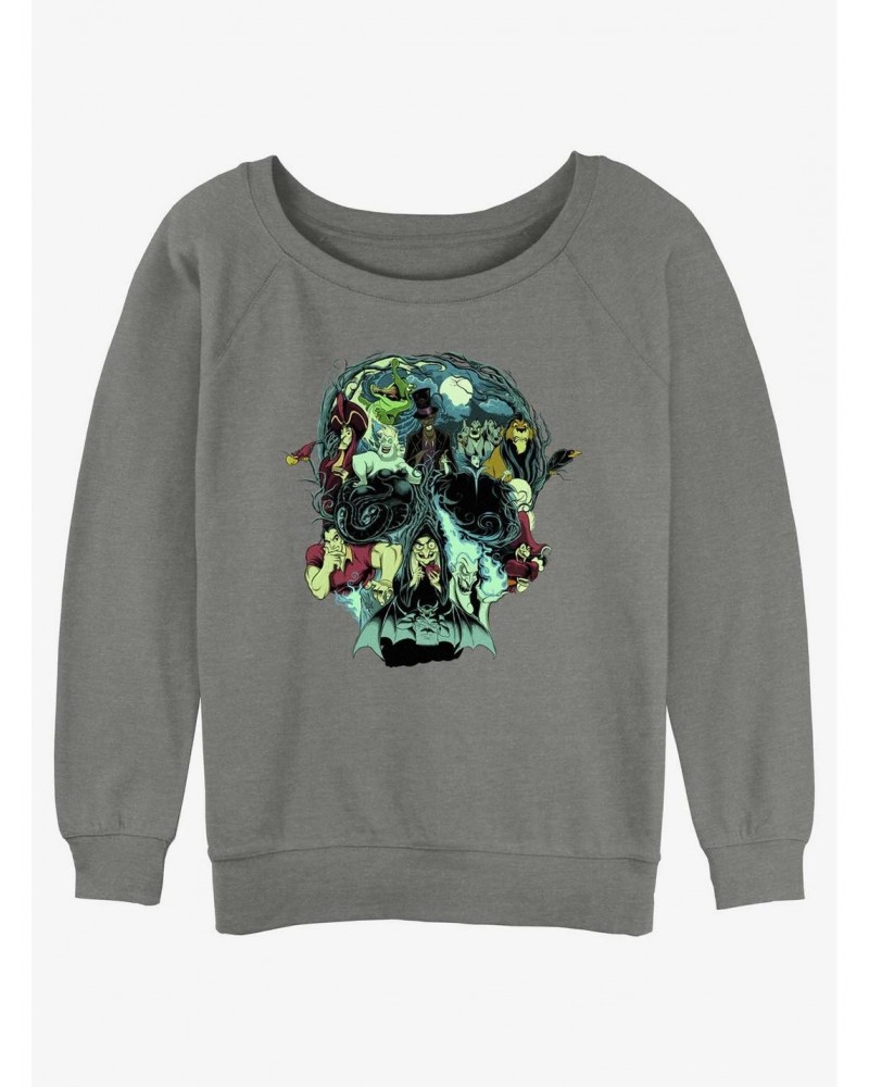Disney Villains Wicked Things Girls Slouchy Sweatshirt $14.76 Sweatshirts