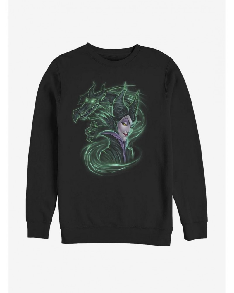 Disney Villains Maleficent Dark Magic Sweatshirt $14.02 Sweatshirts