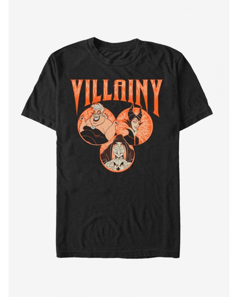 Disney Villains Villainy Circled T-Shirt $9.08 T-Shirts