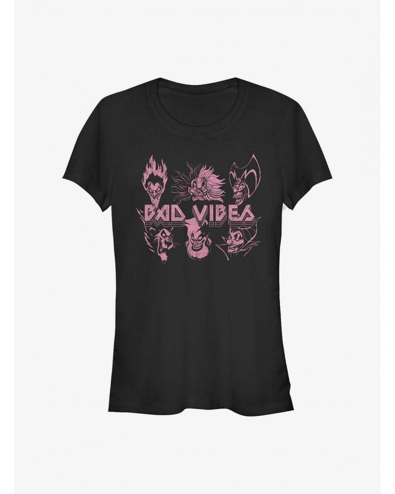 Disney Villains Grunge Vibes Girls T-Shirt $11.21 T-Shirts