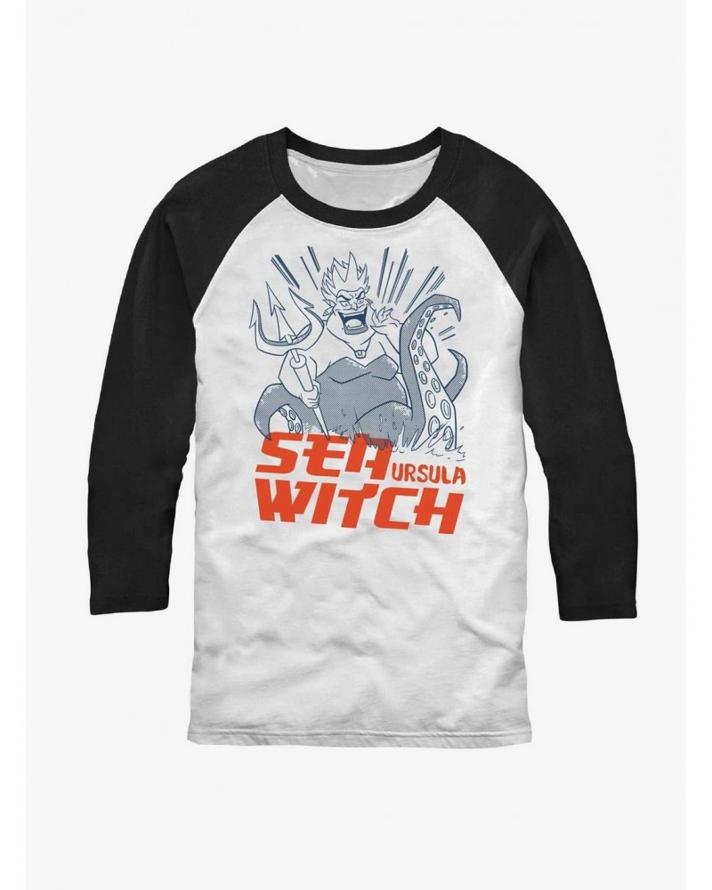 Disney Villains Ursula The Sea Witch Raglan T-Shirt $10.98 T-Shirts