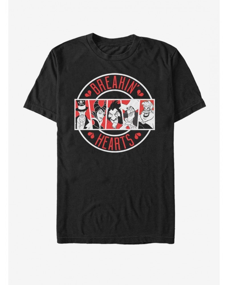 Disney Villains Breakin Hearts T-Shirt $7.65 T-Shirts