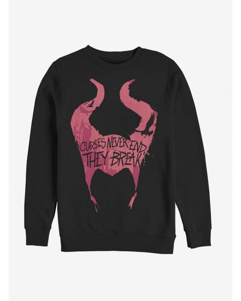 Disney Maleficent: Mistress Of Evil Curses Break Sweatshirt $11.81 Sweatshirts