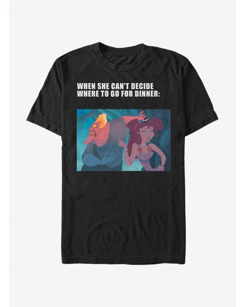 Disney Villains Hades Dinner Meme T-Shirt $7.65 T-Shirts